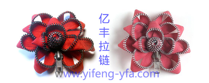 拉链一种时尚的装饰品